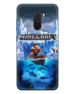 Чехол для Xiaomi POCO F1 с картинкой «Minecraft ледяной мир» Чехол для Xiaomi POCO F1 с картинкой «Minecraft ледяной мир»