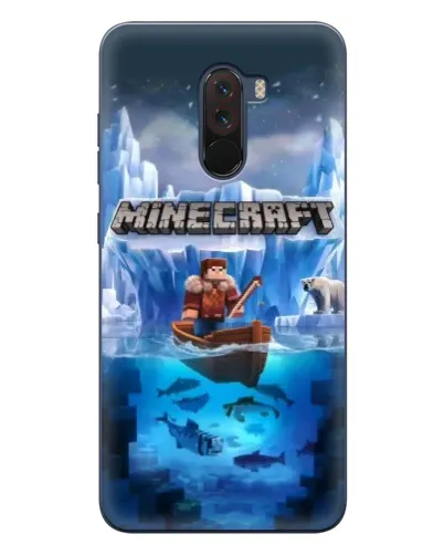 Чехол для Xiaomi POCO F1 с картинкой «Minecraft ледяной мир» Чехол для Xiaomi POCO F1 с картинкой «Minecraft ледяной мир»