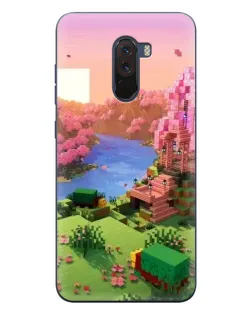 Чехол для Xiaomi POCO F1 с картинкой «Розовое дерево Minecraft» Чехол для Xiaomi POCO F1 с картинкой «Розовое дерево Minecraft»