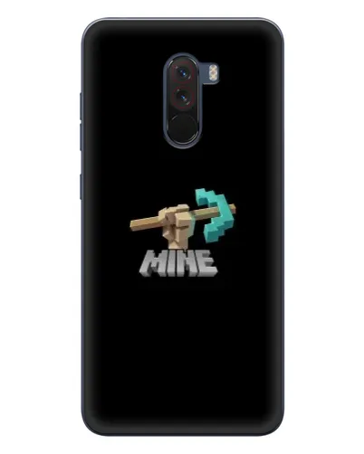 Чехол для Xiaomi POCO F1 с картинкой «Алмазная кирка» Чехол для Xiaomi POCO F1 с картинкой «Алмазная кирка»