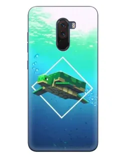 Чехол для Xiaomi POCO F1 с картинкой «Черепаха Minecraft» Чехол для Xiaomi POCO F1 с картинкой «Черепаха Minecraft»