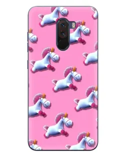 Чехол для Xiaomi POCO F1 с картинкой «Единороги на розовом» Чехол для Xiaomi POCO F1 с картинкой «Единороги на розовом»
