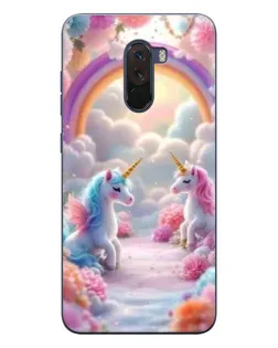 Чехол для Xiaomi POCO F1 с картинкой «Радуга и единороги» Чехол для Xiaomi POCO F1 с картинкой «Радуга и единороги»