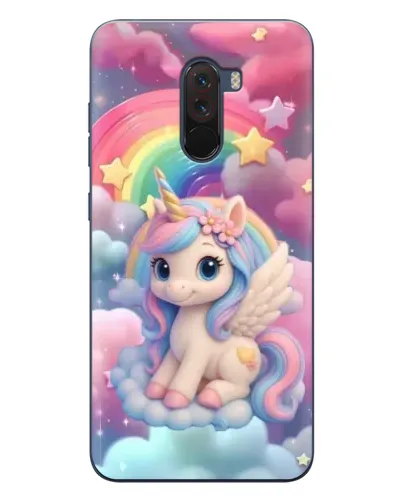 Чехол для Xiaomi POCO F1 с картинкой «Маленький единорог»