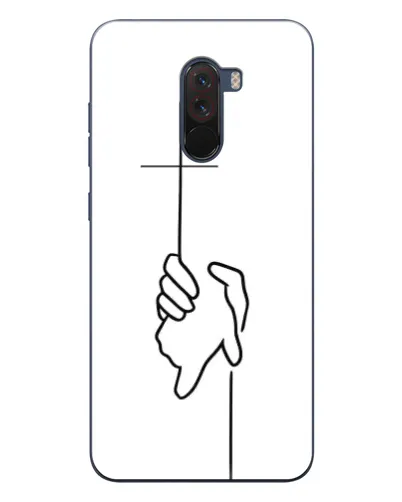 Чехол для Xiaomi POCO F1 с картинкой «Рука держит»