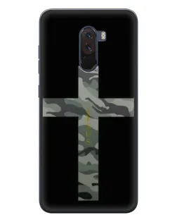 Чехол для Xiaomi POCO F1 с картинкой «Милитари Крест»