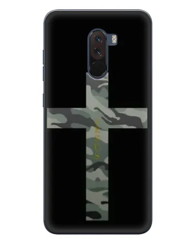 Чехол для Xiaomi POCO F1 с картинкой «Милитари Крест»