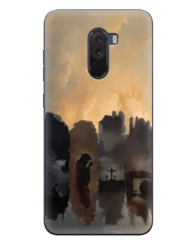 Чехол для Xiaomi POCO F1 с картинкой «Дорога к вере»