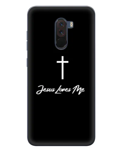 Чехол для Xiaomi POCO F1 с картинкой «Иисус любит тебя»