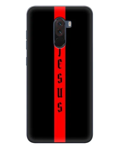 Чехол для Xiaomi POCO F1 с картинкой «Красная линия веры»