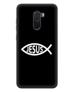 Чехол для Xiaomi POCO F1 с картинкой «Классический Jesus»