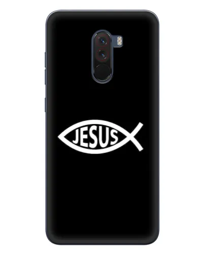 Чехол для Xiaomi POCO F1 с картинкой «Классический Jesus»