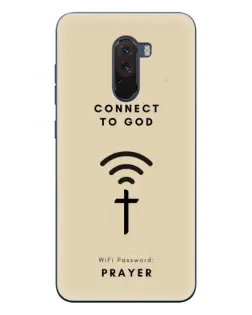 Чехол для Xiaomi POCO F1 с картинкой «Молитва Connect»