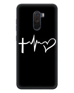 Чехол для Xiaomi POCO F1 с картинкой «Пульс веры»