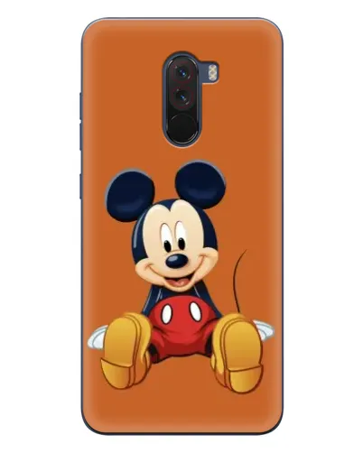 Чехол для Xiaomi POCO F1 с картинкой «Микки отдыхает»