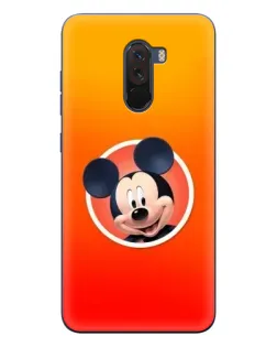 Чехол для Xiaomi POCO F1 с картинкой «Mickey в круге»