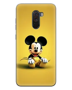 Чехол для Xiaomi POCO F1 с картинкой «Микки на желтом»