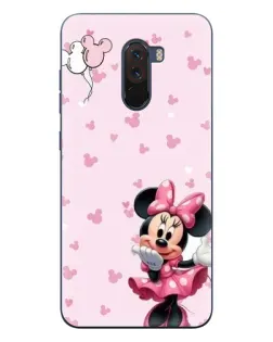 Чехол для Xiaomi POCO F1 с картинкой «Минни Маус и сердечки»