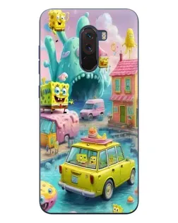 Чехол для Xiaomi POCO F1 с картинкой «Монстр-трак приключения»