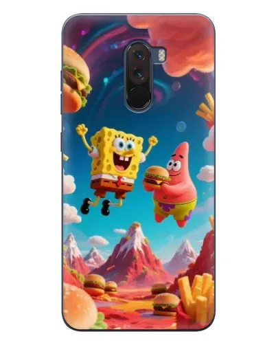 Чехол для Xiaomi POCO F1 с картинкой «Космический фастфуд» Чехол для Xiaomi POCO F1 с картинкой «Космический фастфуд»