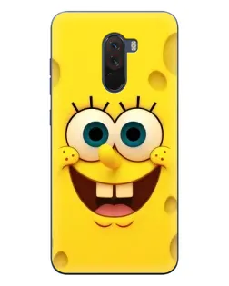 Чехол для Xiaomi POCO F1 с картинкой «Губка Боб улыбка»
