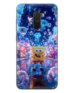 Чехол для Xiaomi POCO F1 с картинкой «Неоновый океан»