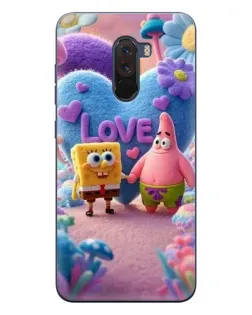 Чехол для Xiaomi POCO F1 с картинкой «Губка Боб Патрик»
