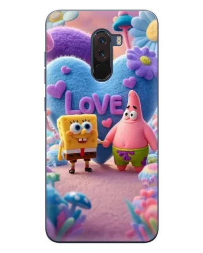 Чехол для Xiaomi POCO F1 с картинкой «Губка Боб Патрик» Чехол для Xiaomi POCO F1 с картинкой «Губка Боб Патрик»