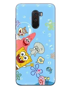 Чехол для Xiaomi POCO F1 с картинкой «Веселые пузырьки»