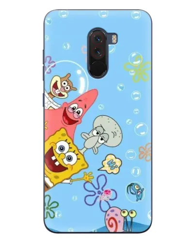 Чехол для Xiaomi POCO F1 с картинкой «Веселые пузырьки» Чехол для Xiaomi POCO F1 с картинкой «Веселые пузырьки»