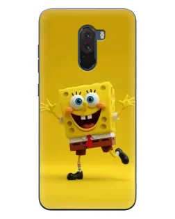 Чехол для Xiaomi POCO F1 с картинкой «Позитивный Губка Боб»