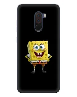 Чехол для Xiaomi POCO F1 с картинкой «Классический Губка Боб»