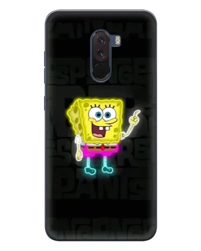 Чехол для Xiaomi POCO F1 с картинкой «Неоновый Губка Боб» Чехол для Xiaomi POCO F1 с картинкой «Неоновый Губка Боб»