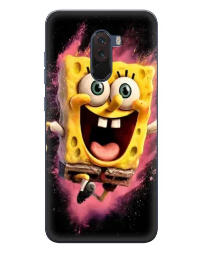 Чехол для Xiaomi POCO F1 с картинкой «Взрывной Спанч Боб» Чехол для Xiaomi POCO F1 с картинкой «Взрывной Спанч Боб»