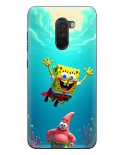 Чохол для Xiaomi POCO F1 з картинкою «Спанч Боб під водою» Чохол для Xiaomi POCO F1 з картинкою «Спанч Боб під водою»