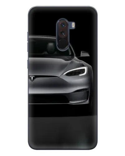 Чехол для Xiaomi POCO F1 с картинкой «Tesla Model S Look» Чехол для Xiaomi POCO F1 с картинкой «Tesla Model S Look»