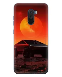 Чехол для Xiaomi POCO F1 с картинкой «Cybertruck на Марсе» Чехол для Xiaomi POCO F1 с картинкой «Cybertruck на Марсе»