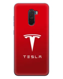 Чехол для Xiaomi POCO F1 с картинкой «Tesla Red Classic» Чехол для Xiaomi POCO F1 с картинкой «Tesla Red Classic»