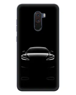 Чехол для Xiaomi POCO F1 с картинкой «Силуэт Tesla Night» Чехол для Xiaomi POCO F1 с картинкой «Силуэт Tesla Night»