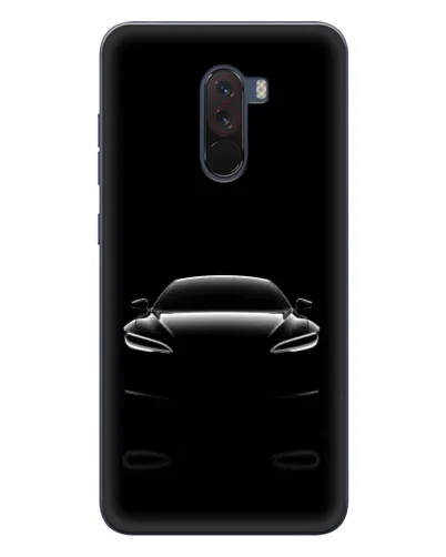 Чехол для Xiaomi POCO F1 с картинкой «Силуэт Tesla Night» Чехол для Xiaomi POCO F1 с картинкой «Силуэт Tesla Night»