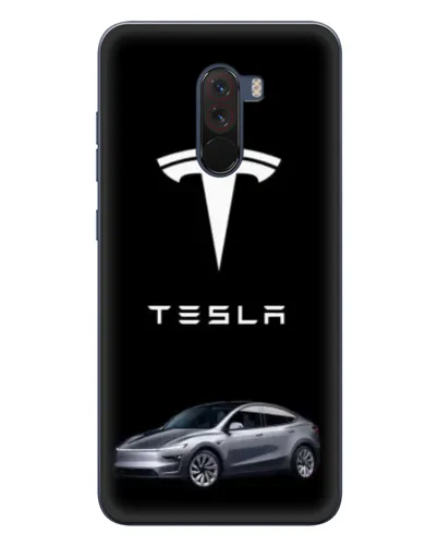 Чехол для Xiaomi POCO F1 с картинкой «Tesla Model Y» Чехол для Xiaomi POCO F1 с картинкой «Tesla Model Y»