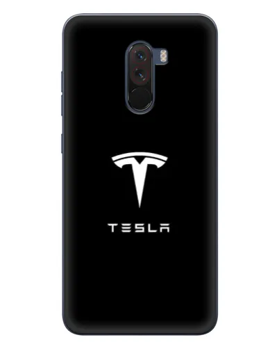 Чехол для Xiaomi POCO F1 с картинкой «Tesla White Logo» Чехол для Xiaomi POCO F1 с картинкой «Tesla White Logo»