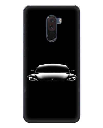 Чехол для Xiaomi POCO F1 с картинкой «Фары Tesla Night» Чехол для Xiaomi POCO F1 с картинкой «Фары Tesla Night»