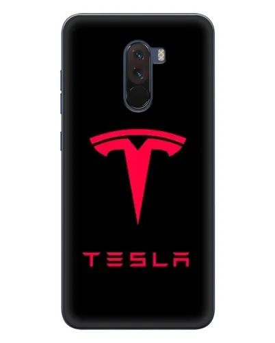 Чехол для Xiaomi POCO F1 с картинкой «Tesla Red Logo» Чехол для Xiaomi POCO F1 с картинкой «Tesla Red Logo»