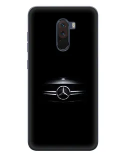 Чехол для Xiaomi POCO F1 с картинкой «Mercedes — абстрактные линии» Чехол для Xiaomi POCO F1 с картинкой «Mercedes — абстрактные линии»