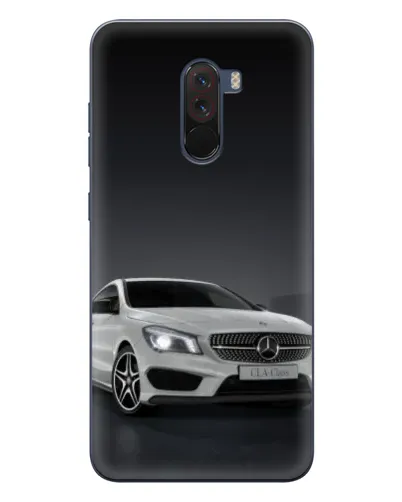 Чехол для Xiaomi POCO F1 с картинкой «Mercedes AMG GT Silver»