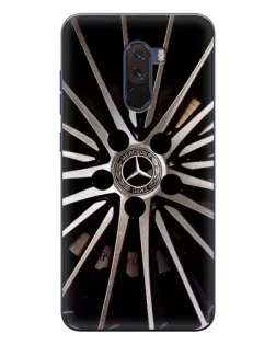 Чехол для Xiaomi POCO F1 с картинкой «Диск Mercedes»