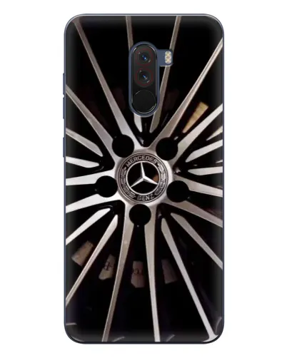 Чехол для Xiaomi POCO F1 с картинкой «Диск Mercedes»