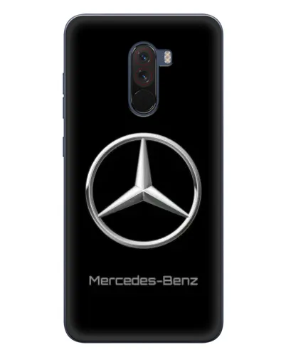 Чехол для Xiaomi POCO F1 с картинкой «Mercedes Silver Logo»
