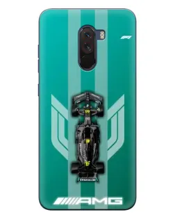 Чехол для Xiaomi POCO F1 с картинкой «Mercedes AMG Petronas»